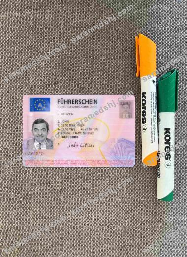 Austria driving license 2013 - present photolook FRONT